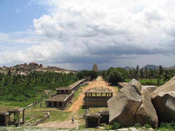 Ruiny opusczonego miasta Widźajanagar teraz