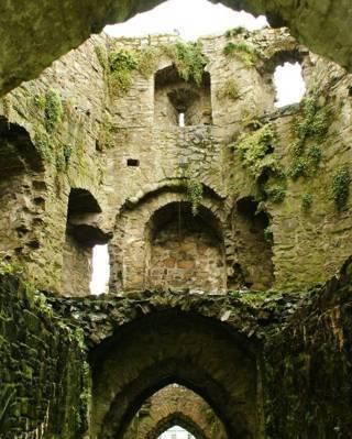 Zamek Trim, Irlandia: Widok ze środka