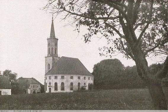 Opuszczony kościół ewangelicki Żeliszów: zdjęcie archiwalne